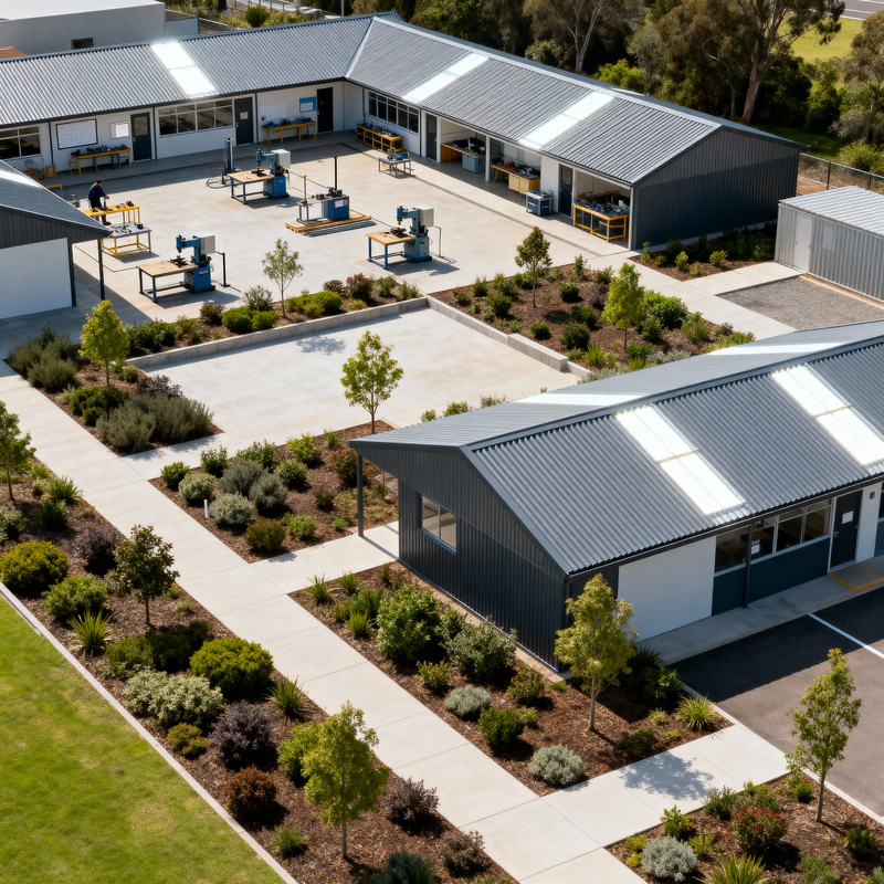 Modern Training Campus Design for Skills Training Modern Training Campus Design for Skills Training