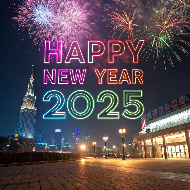Happy New Year 2025: Celebrate with Fireworks Happy New Year 2025: Celebrate with Fireworks