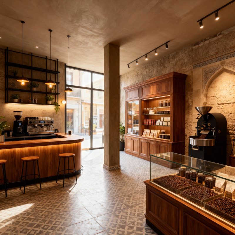 Modern Industrial Coffee Shop Interior Design Modern Industrial Coffee Shop Interior Design