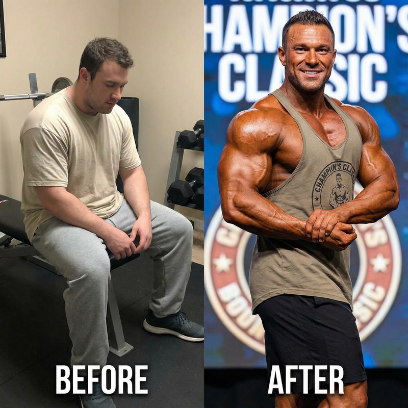 Incredible Body Transformation: From Overweight to Bodybuilder Incredible Body Transformation: From Overweight to Bodybuilder