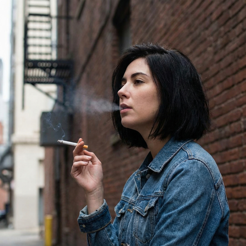 Cigarette Smoking Illustration