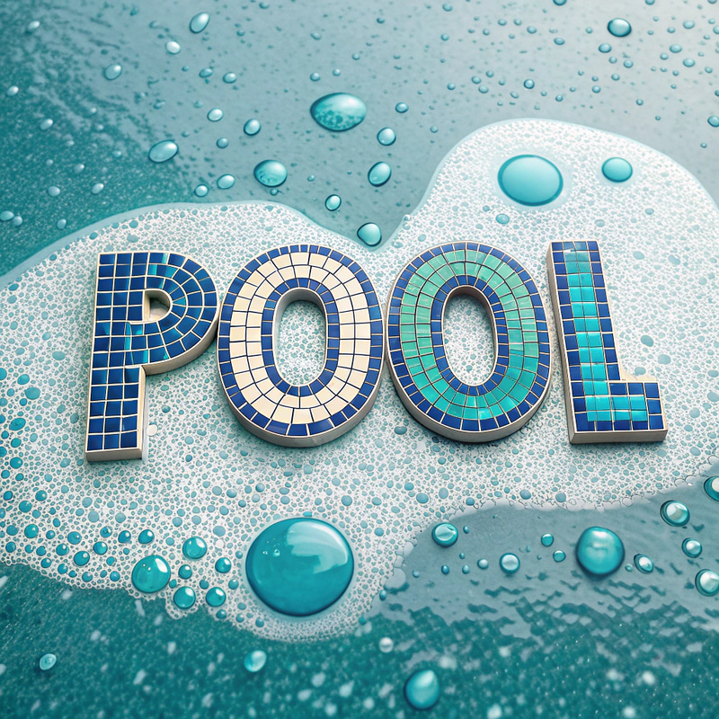Stunning Pool Mosaic Art in Blue & Turquoise Stunning Pool Mosaic Art in Blue & Turquoise
