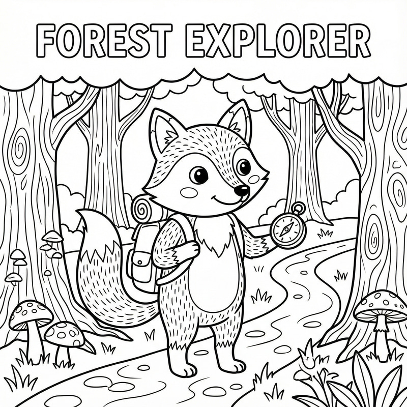 Free Printable Coloring Page for Kids Free Printable Coloring Page for Kids