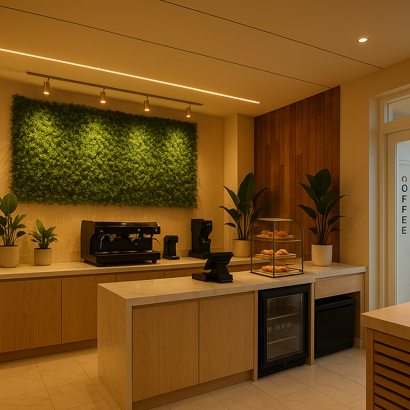 Modern Minimalist Coffee Shop Design Modern Minimalist Coffee Shop Design