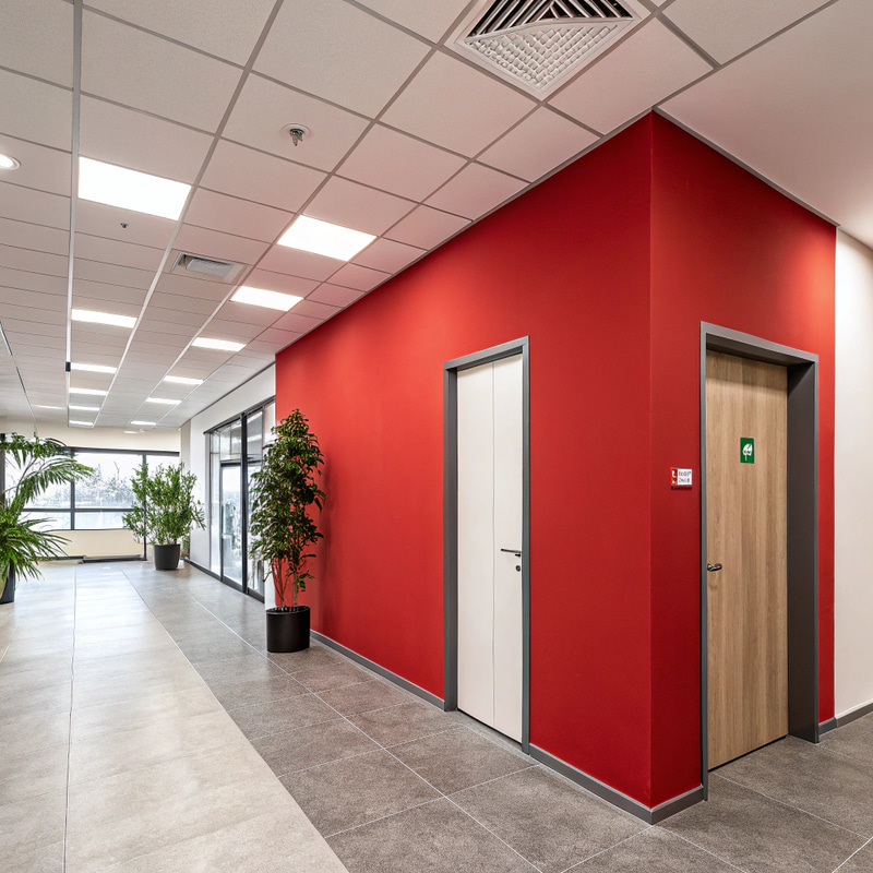 Office Entrance Wall Redesign Ideas