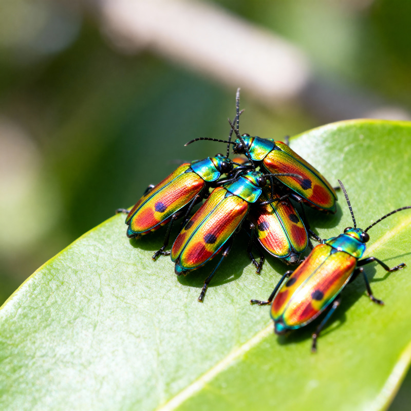 Colorful Lovebugs: Nature's Vibrant Creatures Colorful Lovebugs: Nature's Vibrant Creatures