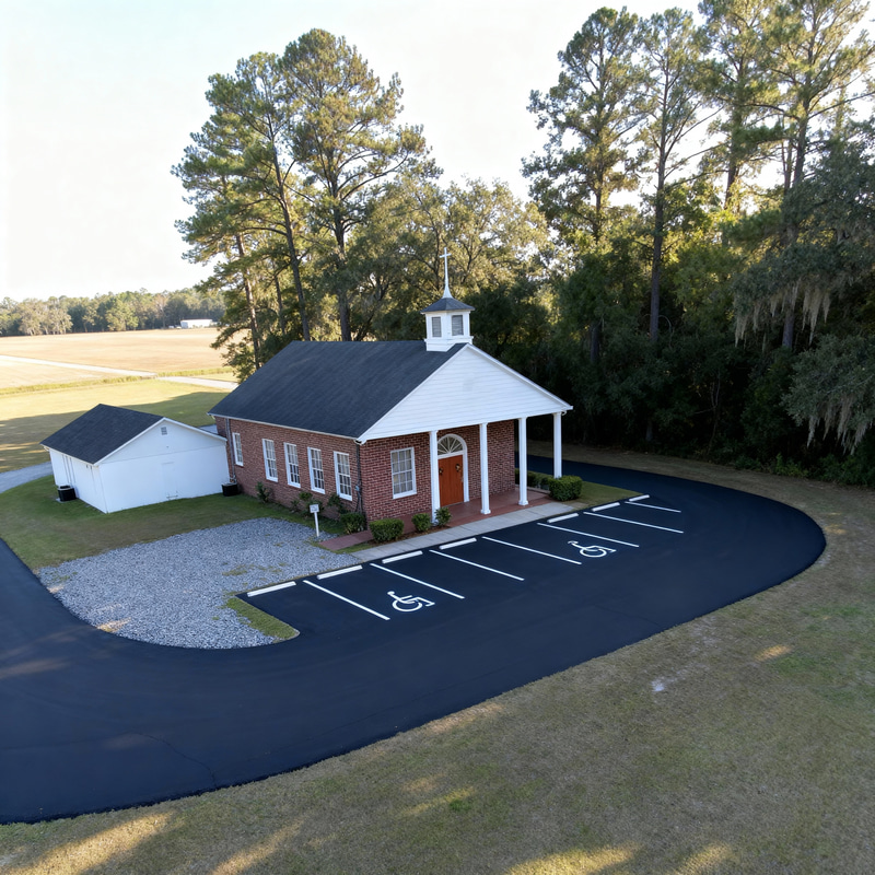 Redesign Church Parking Lot: Gravel or Asphalt Options