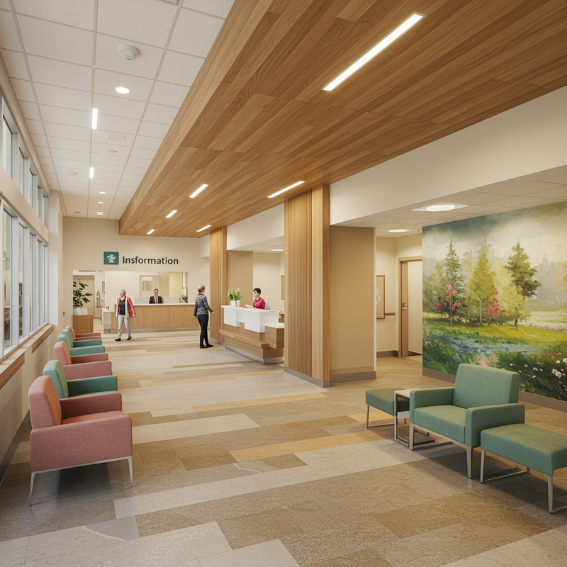 Welcoming Hospital Lobby for Ostomized Patients