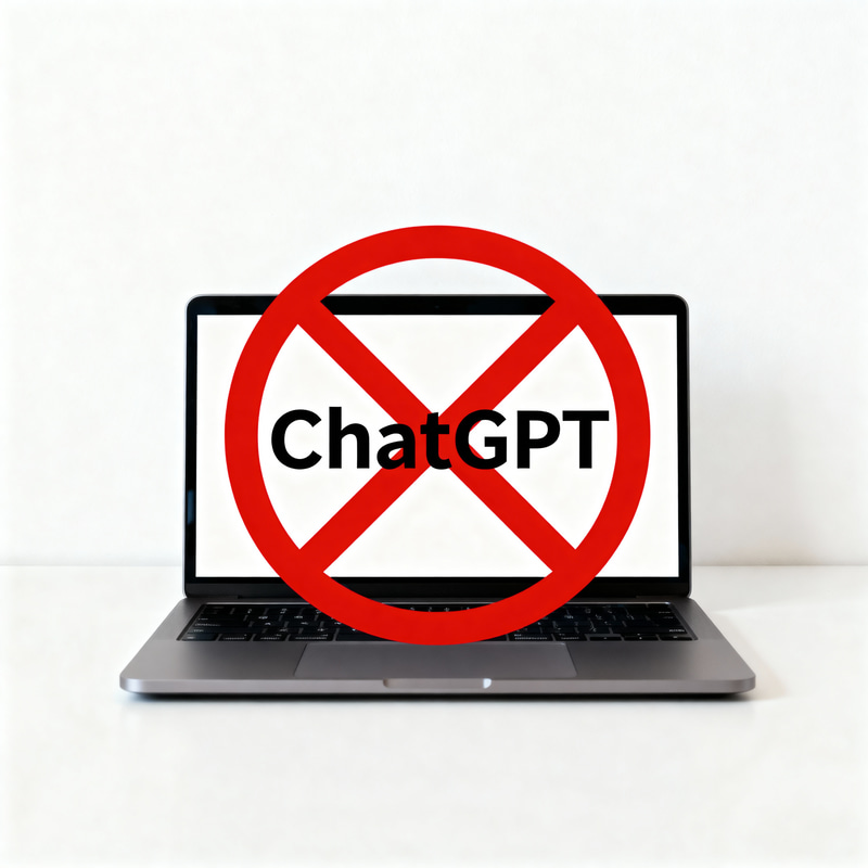 Prohibited ChatGPT: Minimalist Laptop Visual Prohibited ChatGPT: Minimalist Laptop Visual