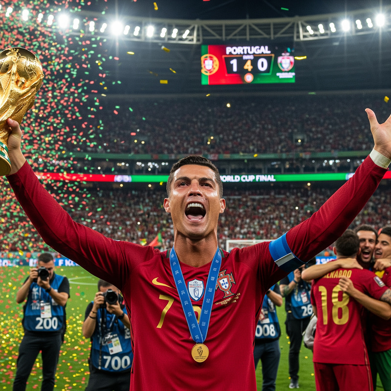 Ronaldo's World Cup Triumph with Portugal Ronaldo's World Cup Triumph with Portugal