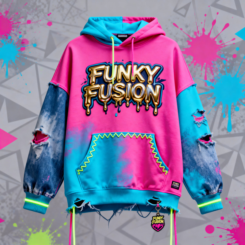 Funky Hoodie Design with Your Logo