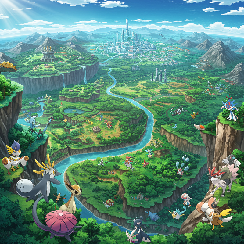 Explore the Pokémon World Landscape
