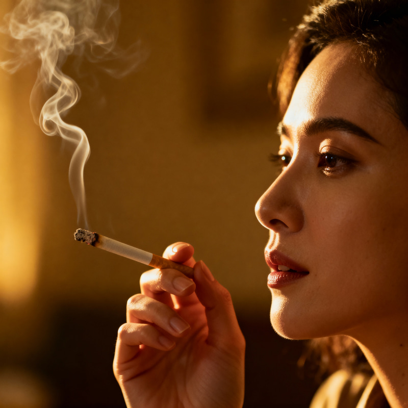 Cigarette Smoking Imagery