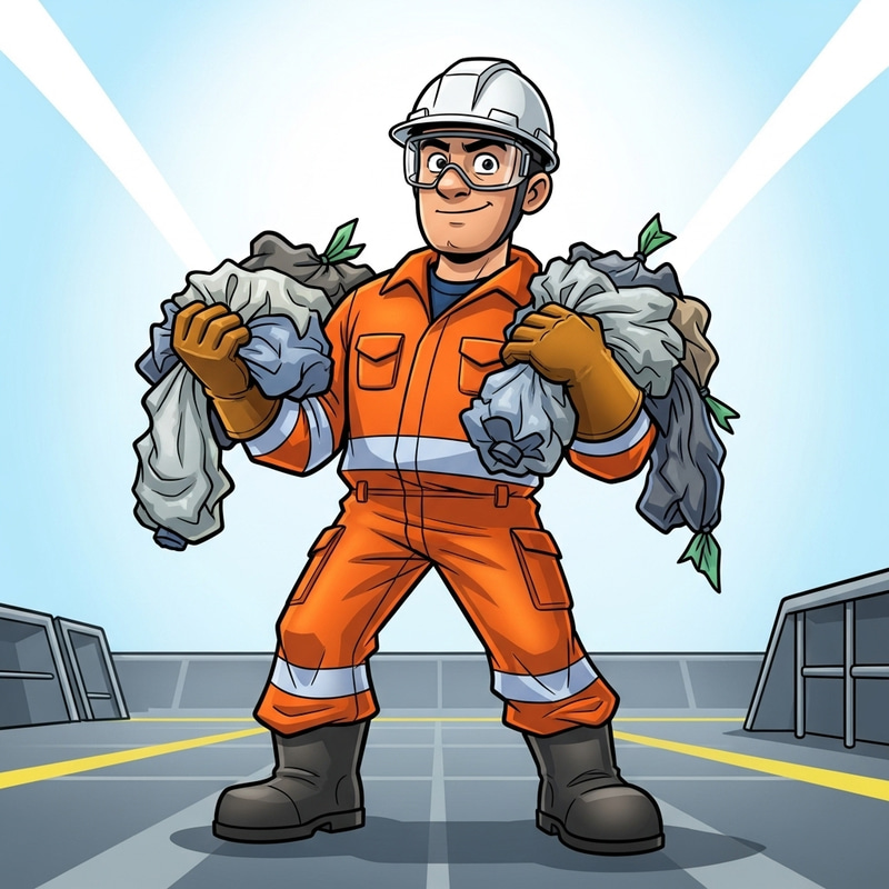 Felix in Full PPE: Safety and Confidence Felix in Full PPE: Safety and Confidence