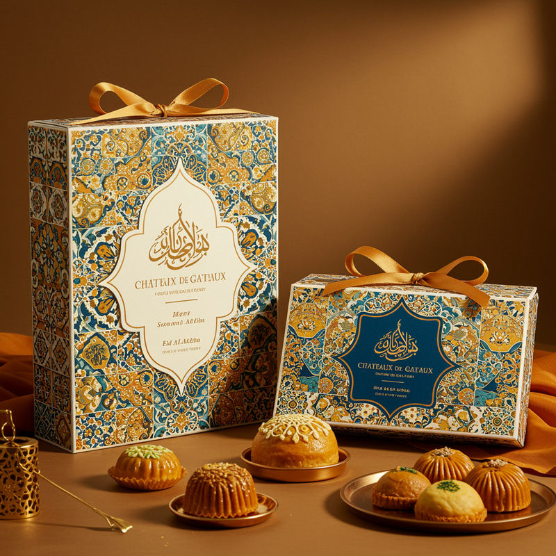 Luxury Eid al-Adha Packaging for Chateaux des Gateaux Luxury Eid al-Adha Packaging for Chateaux des Gateaux