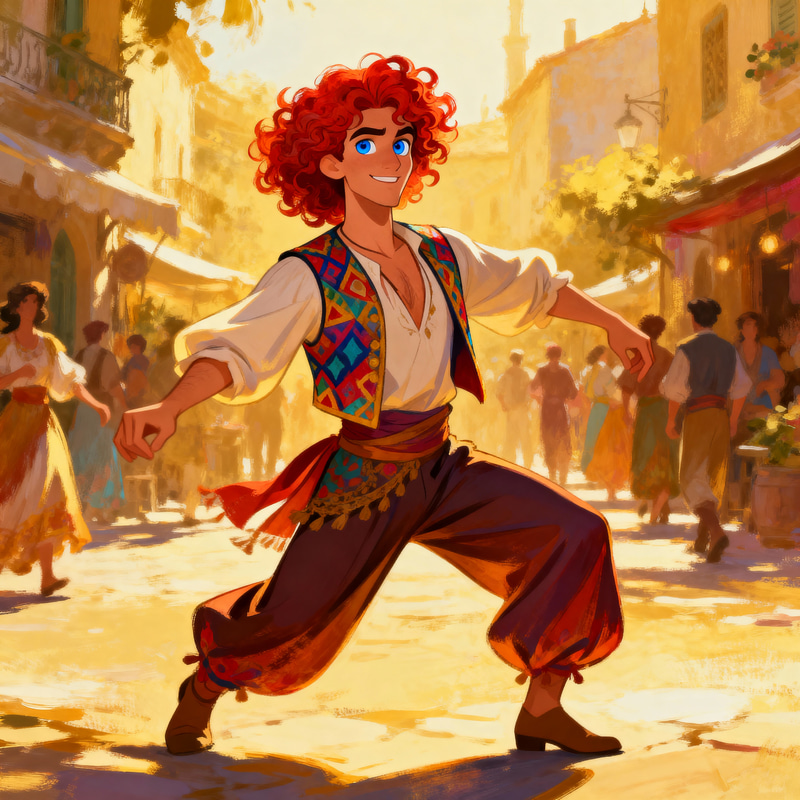 Enchanting Male Character Inspired by Classic Animation Enchanting Male Character Inspired by Classic Animation