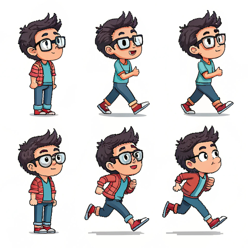 Pixel Art Character Sprite Sheet Design Pixel Art Character Sprite Sheet Design