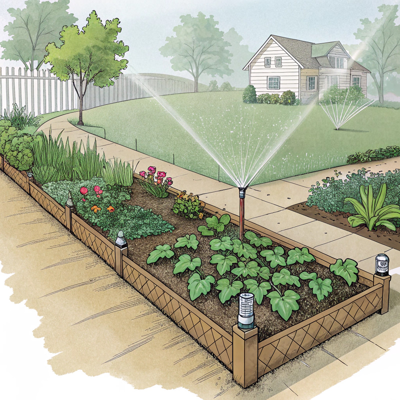 Irrigation System to Protect Your Garden from Animals Irrigation System to Protect Your Garden from Animals