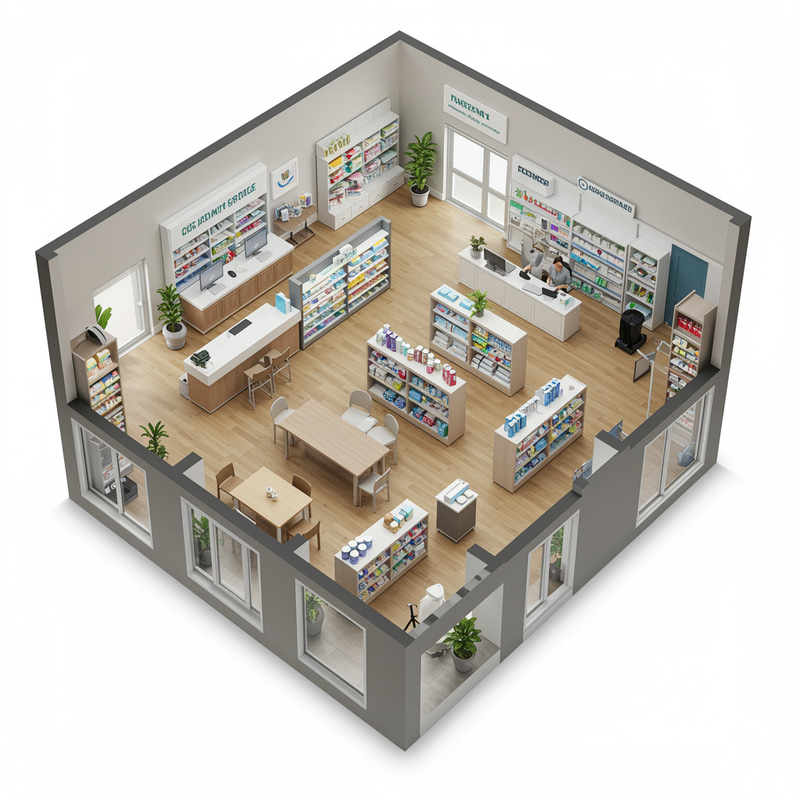 Pharmacy Floor Plan Design: Detailed Layout Guide Pharmacy Floor Plan Design: Detailed Layout Guide