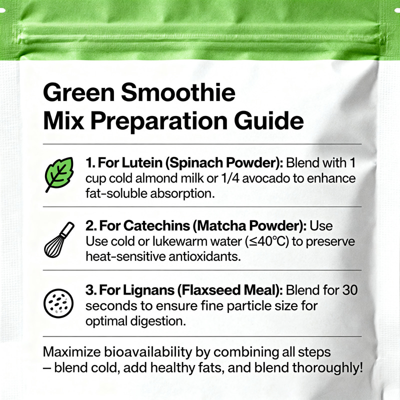 Maximize Nutrients with Our Green Smoothie Mix Maximize Nutrients with Our Green Smoothie Mix