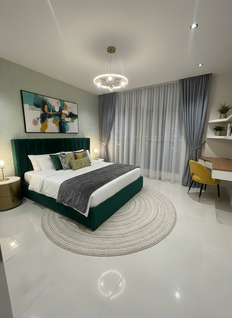 Vibrant Modern Bedroom Design Ideas