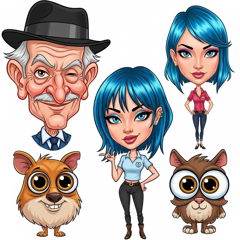 Unique Caricatures Online - Custom Art Designs Unique Caricatures Online - Custom Art Designs