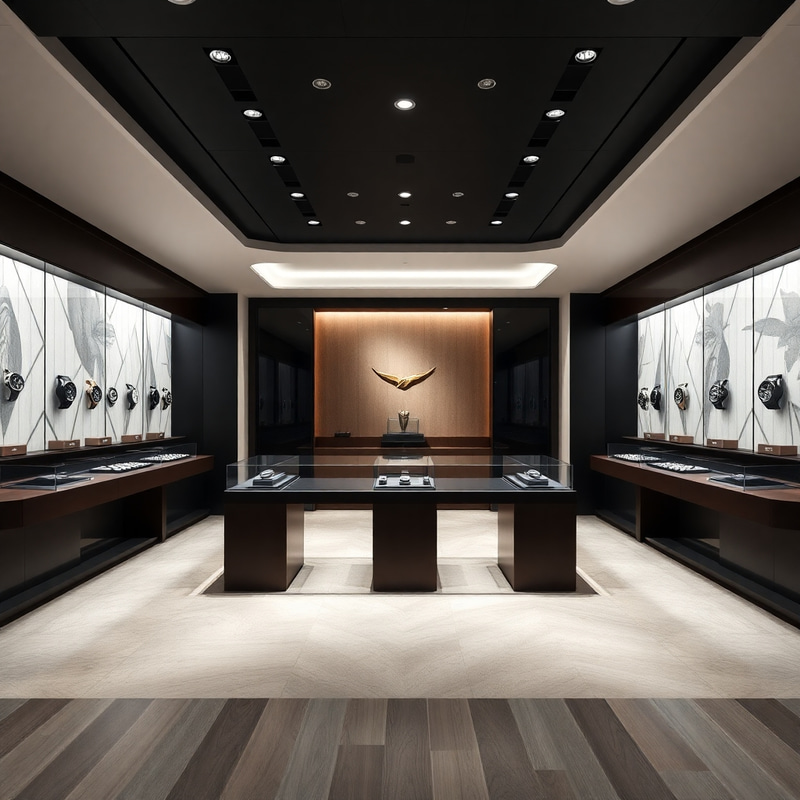 Luxury Modern Watch Store - Clean Aesthetic Design Luxury Modern Watch Store - Clean Aesthetic Design