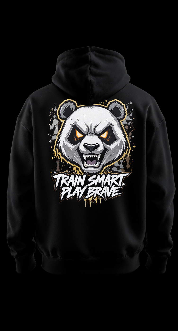 Stylish Panda Hoodie for Young Chess Players Stylish Panda Hoodie for Young Chess Players