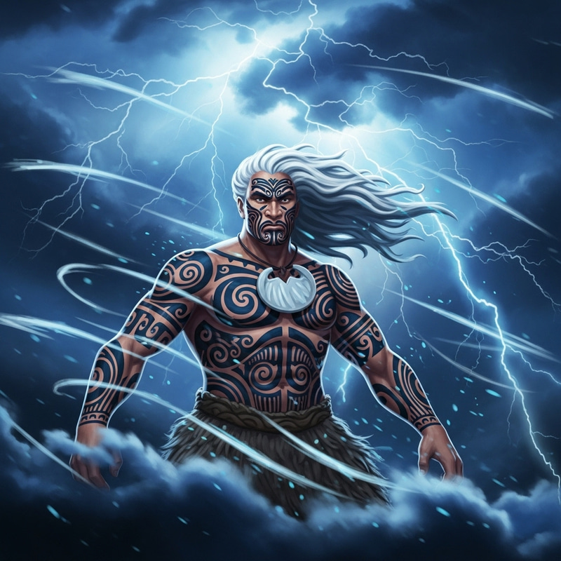 Tawhirimatea: Māori God of Wind and Storms Animation Tawhirimatea: Māori God of Wind and Storms Animation