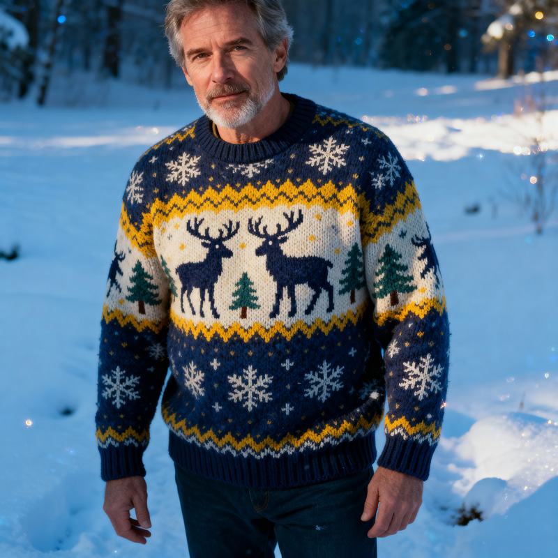 Vintage Fair Isle Sweater for Winter Style