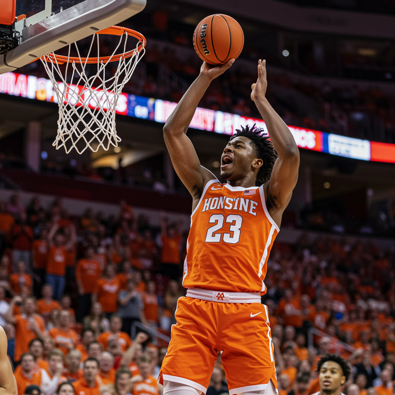 Exciting Basketball Dunk by Player