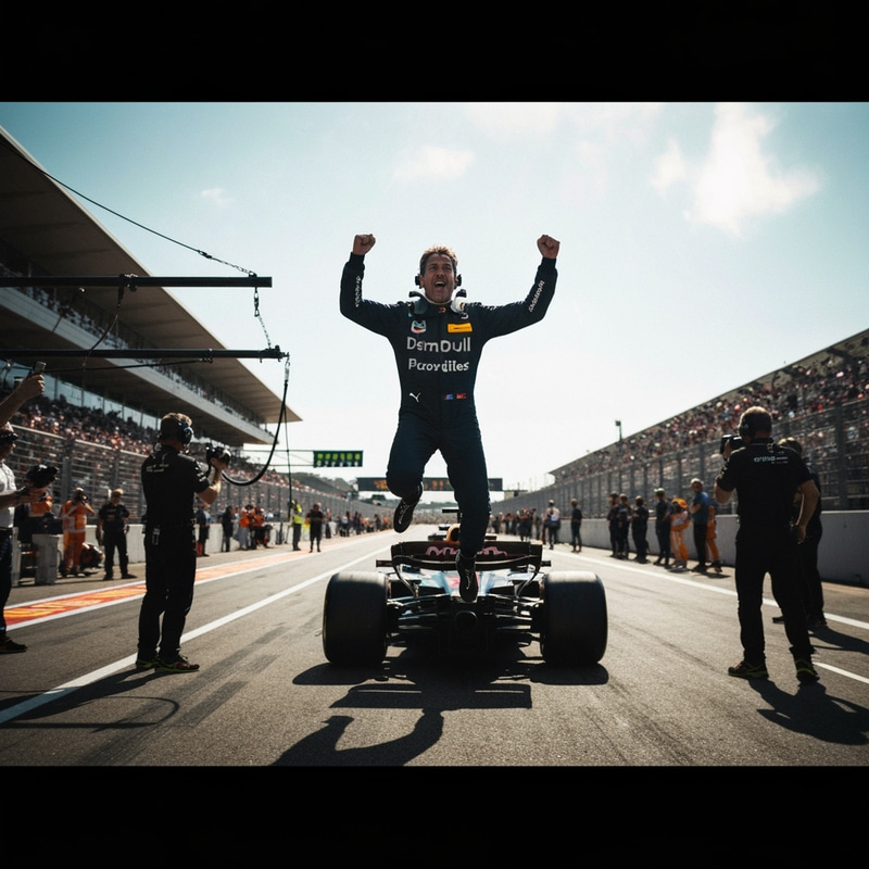 F1 Driver Wins Grand Prix Race F1 Driver Wins Grand Prix Race