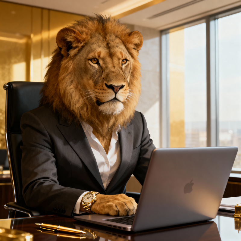 Business Woman as a Lion: Empowerment in the Office Business Woman as a Lion: Empowerment in the Office