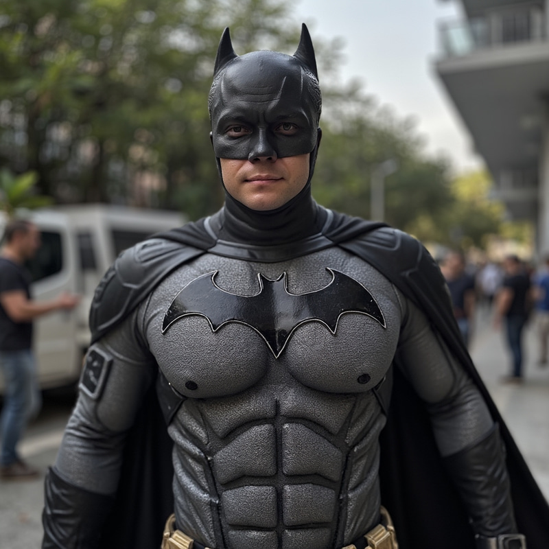 Model Man as Batman: Stunning Transformation Model Man as Batman: Stunning Transformation