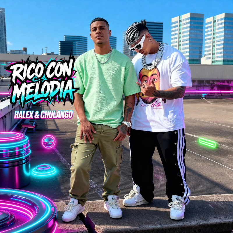 Rico Con Melodia Album Cover - HaLex & Chulango Rico Con Melodia Album Cover - HaLex & Chulango