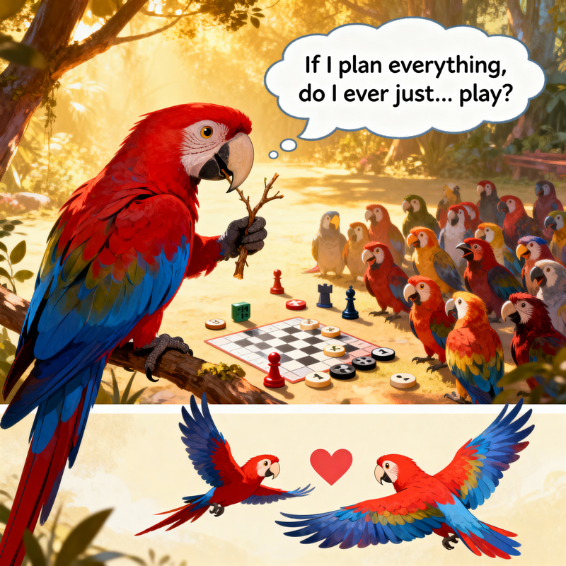 Poppy the Strategic Parrot: Mastering the Flock