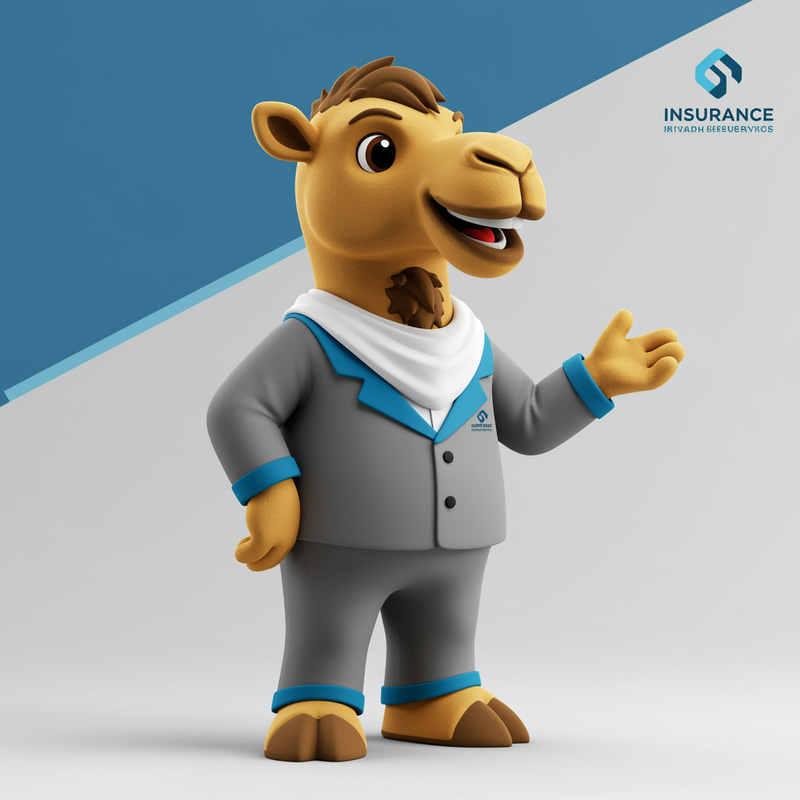 Creative Insurance Mascot Design in Riyadh Creative Insurance Mascot Design in Riyadh