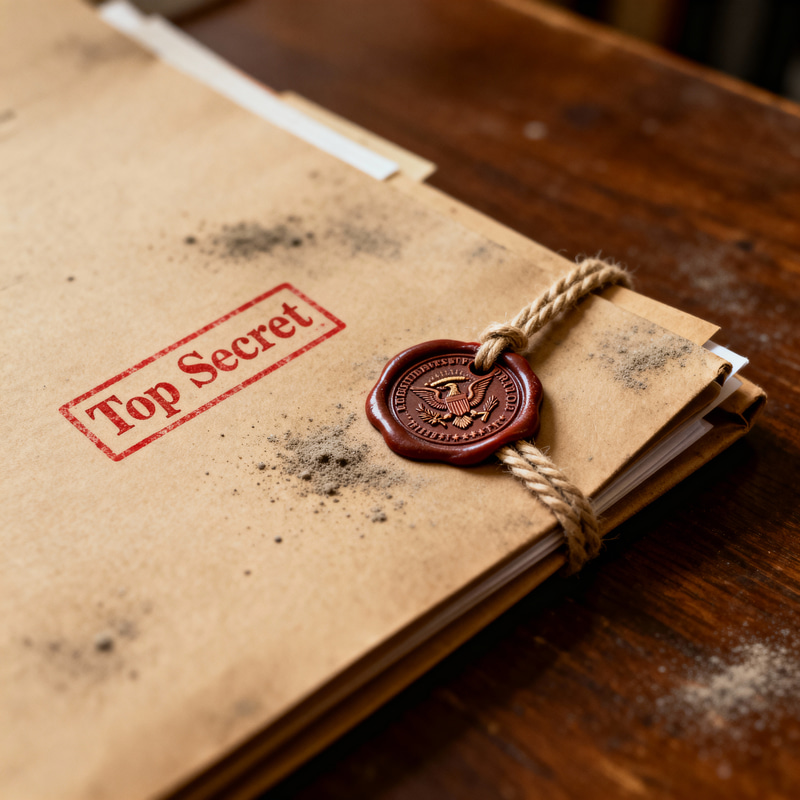 Top Secret Document Folder - Presidential Seal Top Secret Document Folder - Presidential Seal