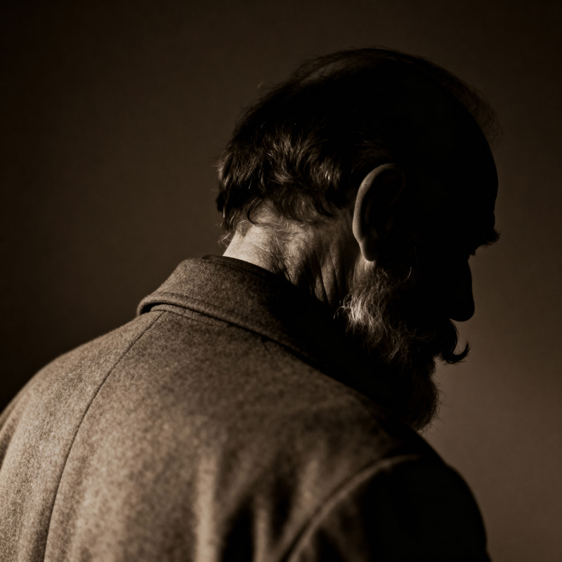 Mysterious Old Man in Shadows Mysterious Old Man in Shadows