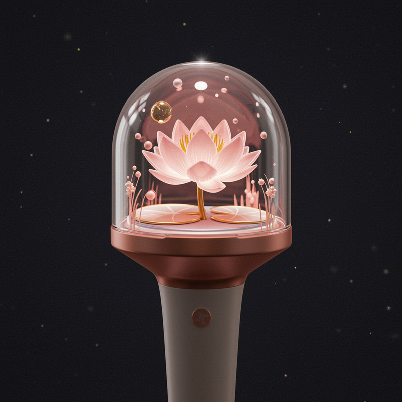 Lotus Flower Kpop Light Stick - Unique Design