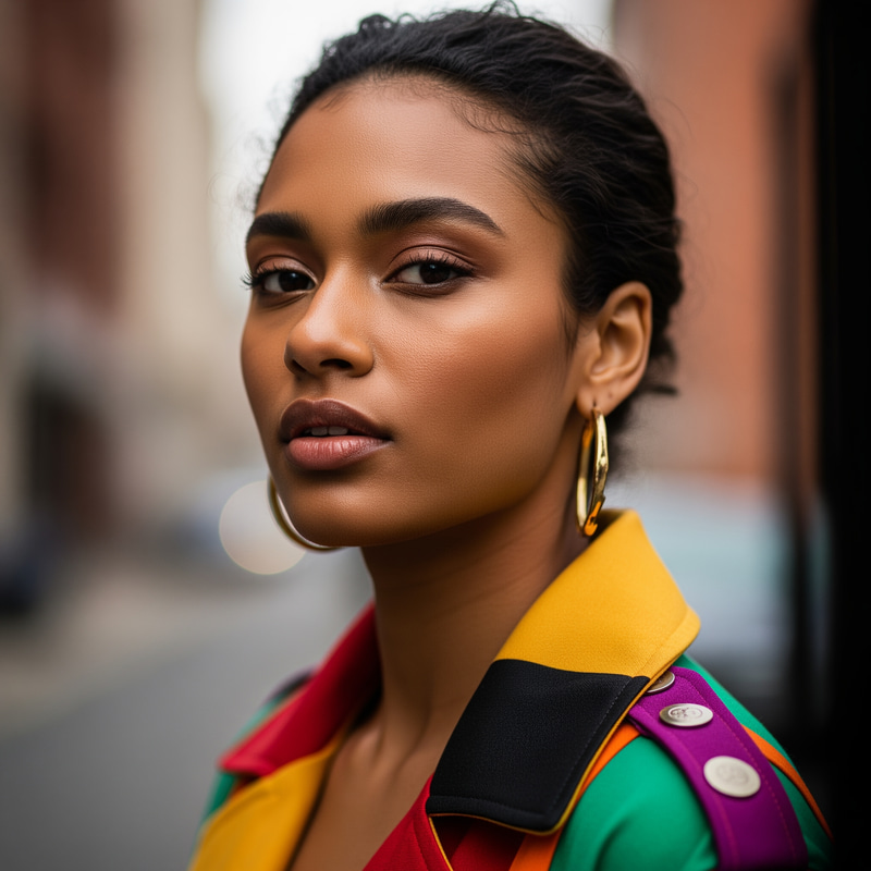 Empowering Fashion Model Portrait | Vibrant Style