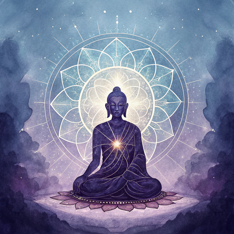 Zen Master Meditation Fractal Art Zen Master Meditation Fractal Art