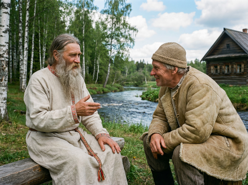 Ancient Russian Sages in Nature
