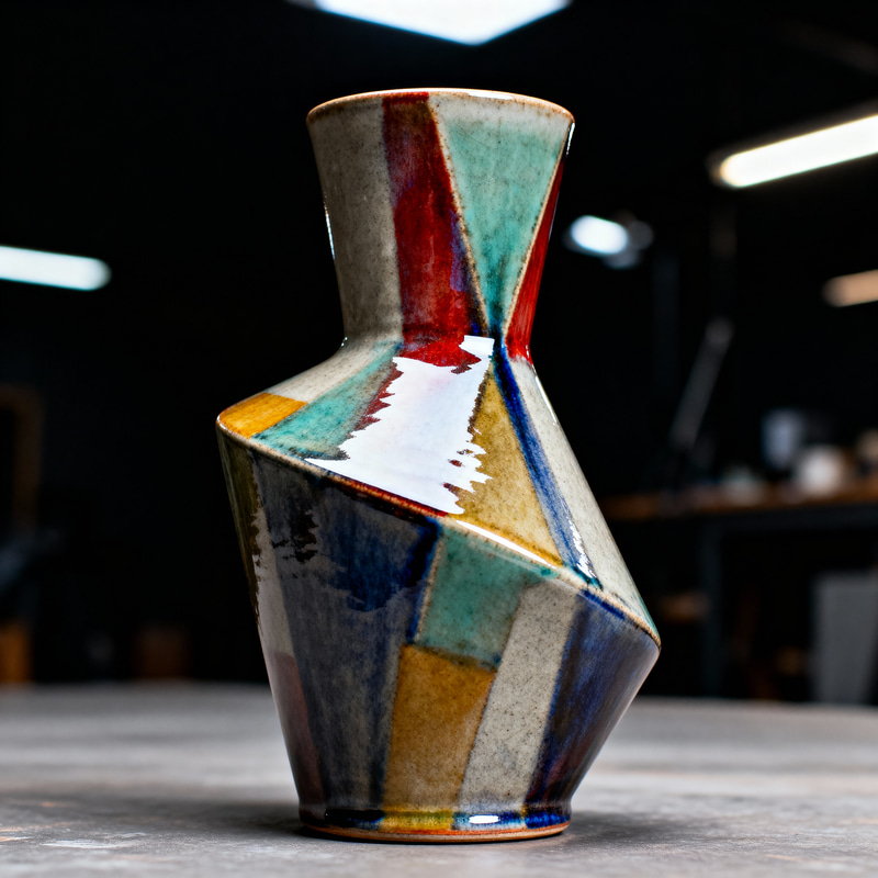 Modern Creative Pottery Vase with Unique Design Modern Creative Pottery Vase with Unique Design