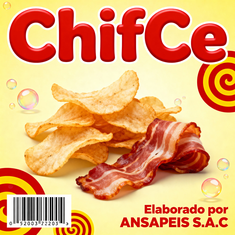 ChifCe: Tasty Chifles with Cecinas Packaging Design ChifCe: Tasty Chifles with Cecinas Packaging Design