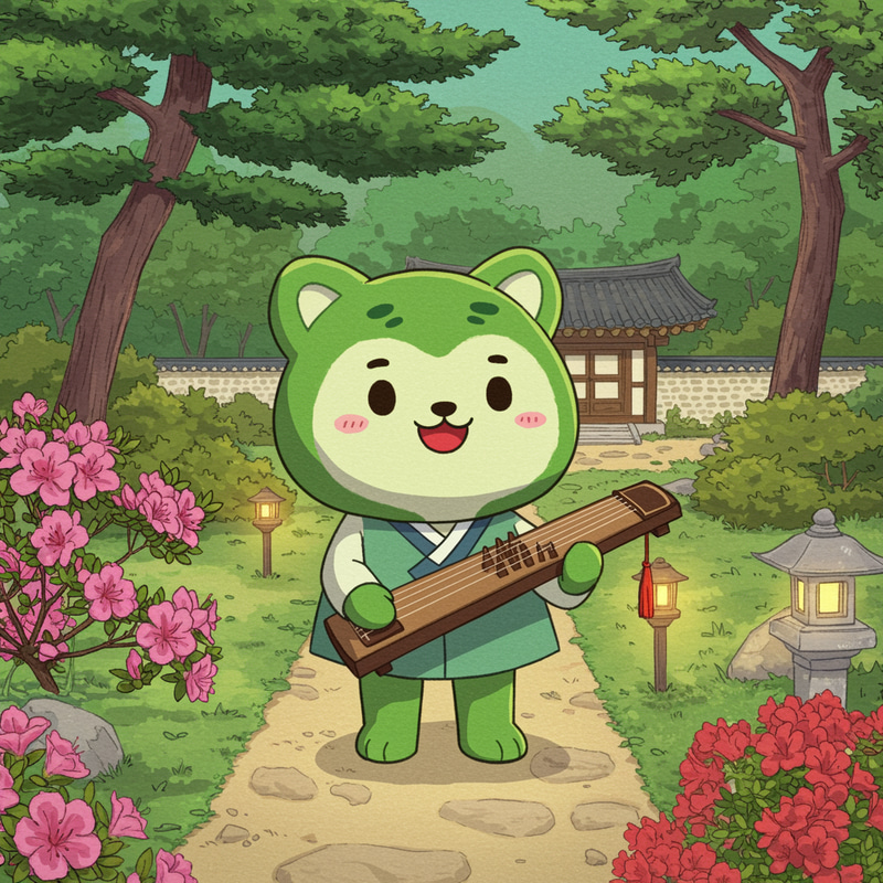 Create a Mascot with Azaleas and Pine Trees Create a Mascot with Azaleas and Pine Trees