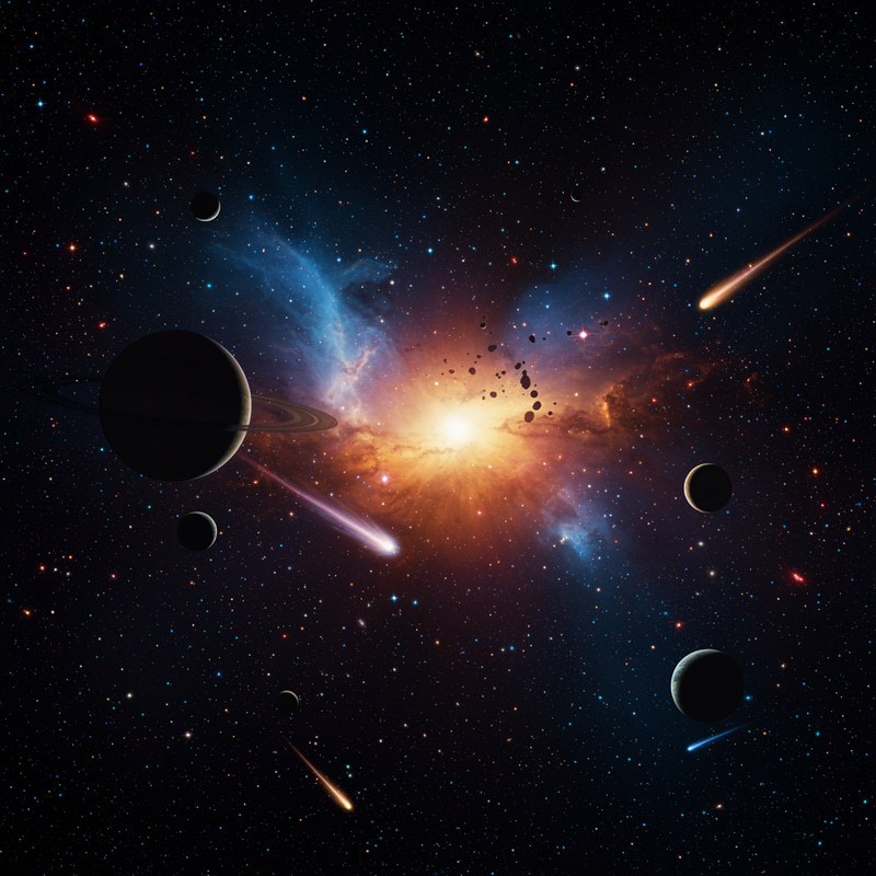 Stunning Outer Space Visuals: Galaxies & Planets Stunning Outer Space Visuals: Galaxies & Planets