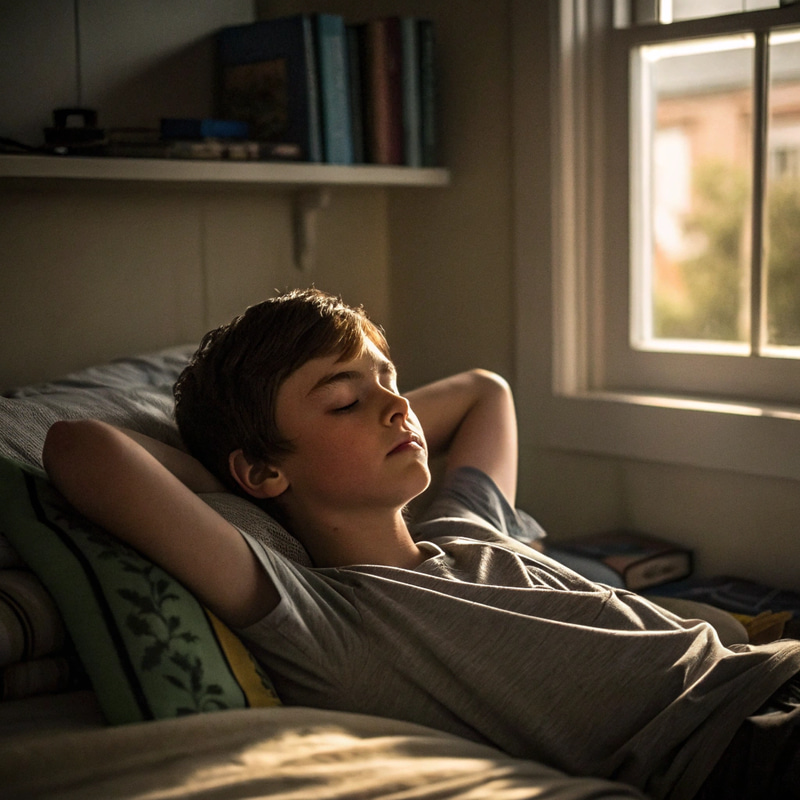 Teenage Boy Slipping Photo Capture