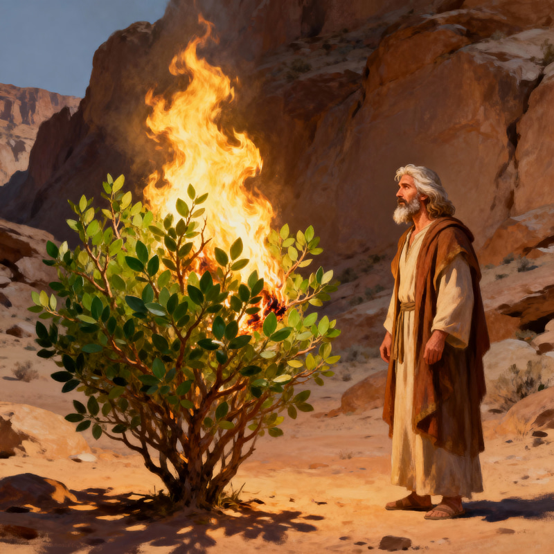 Moses and the Burning Bush: A Biblical Encounter