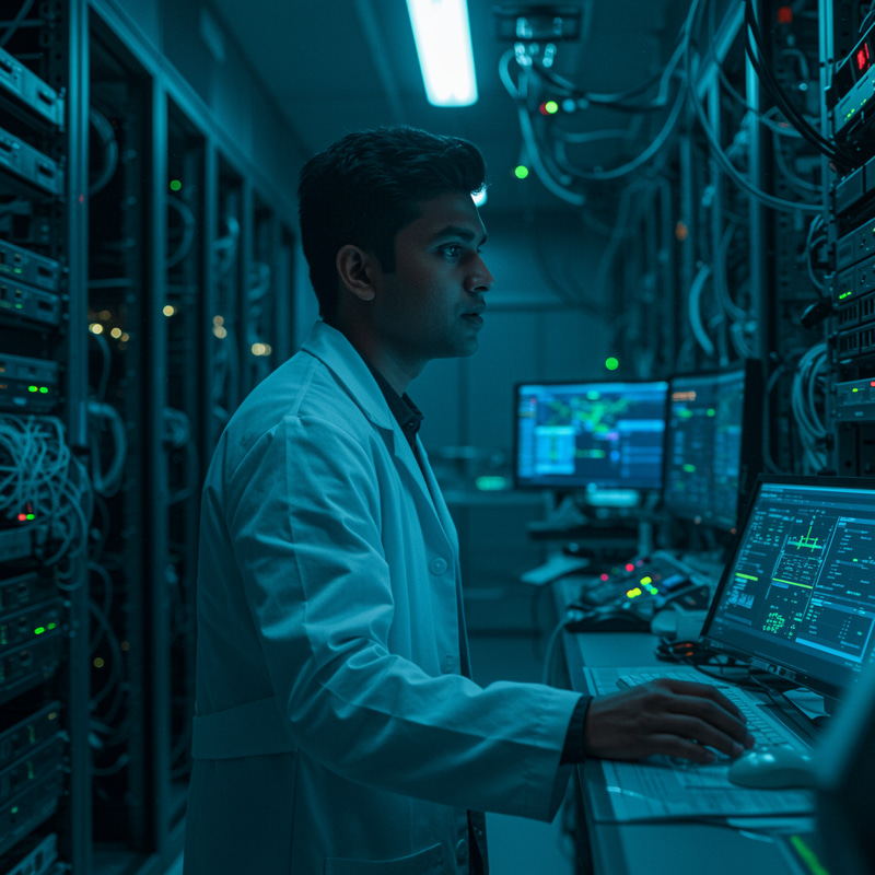 IT Engineer Analyzing Infrastructure IT Engineer Analyzing Infrastructure